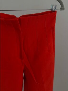Zara Red Tailored Trousers